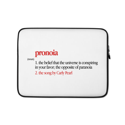 Pronoia Definition Laptop Sleeve