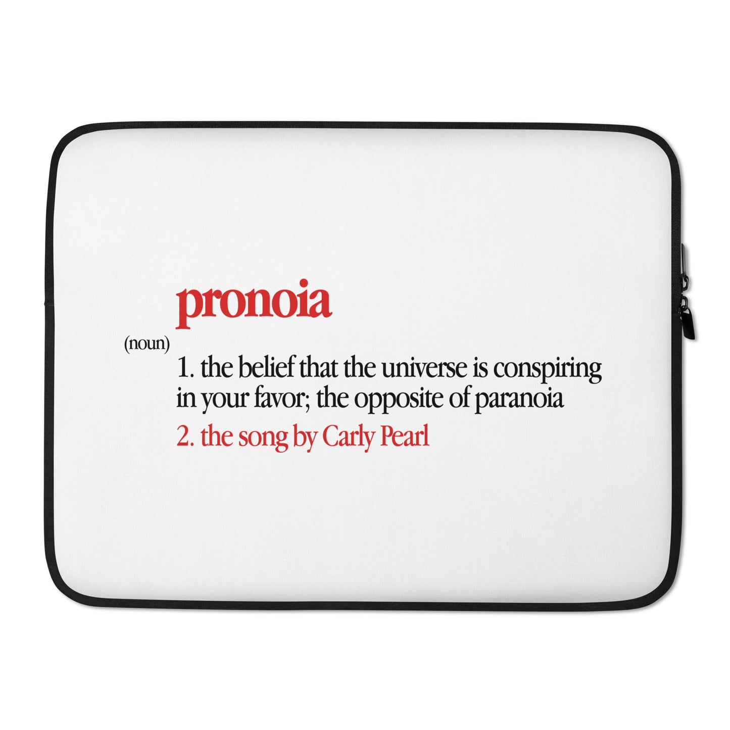 Pronoia Definition Laptop Sleeve