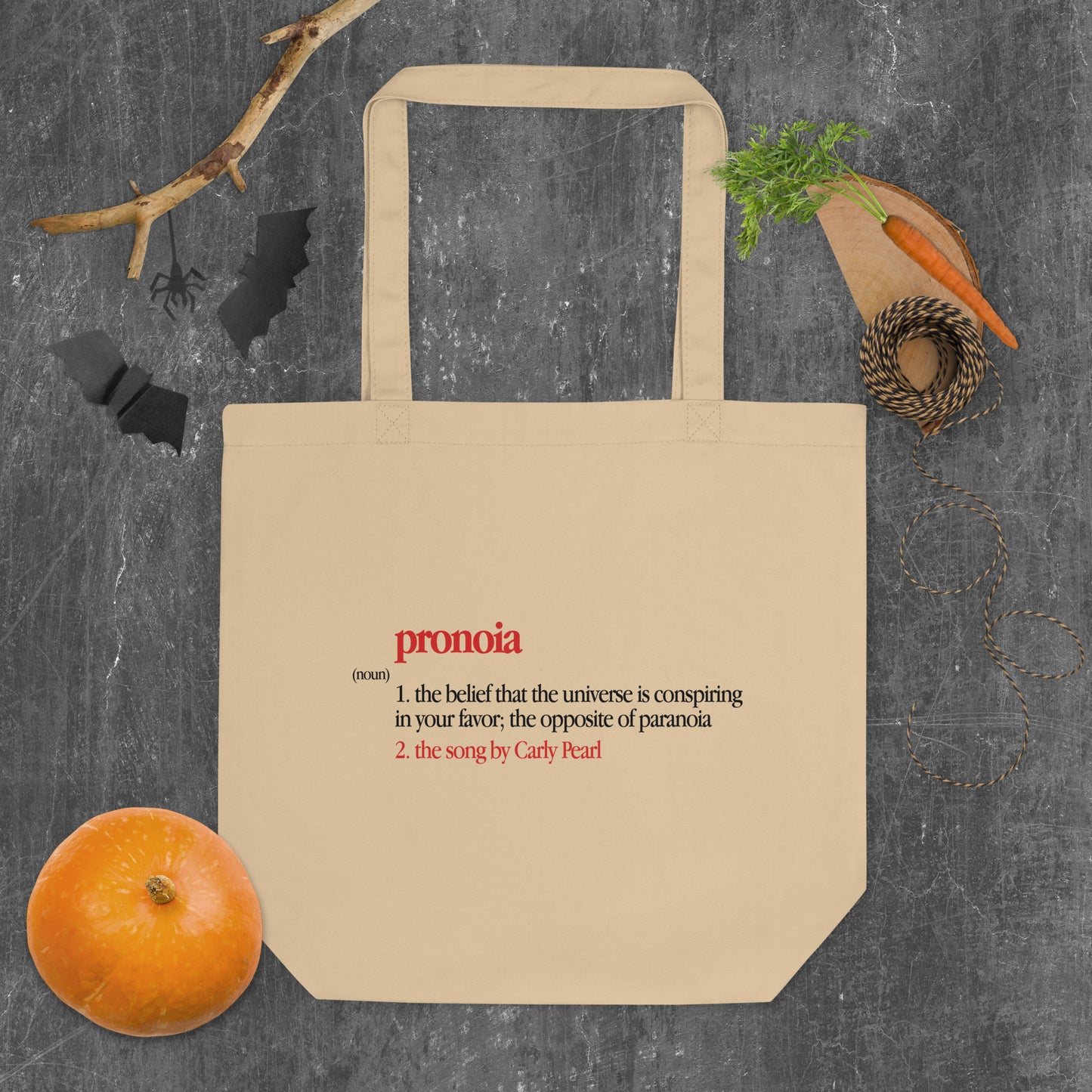 Tote Bag "Pronoia Definition" - Eco