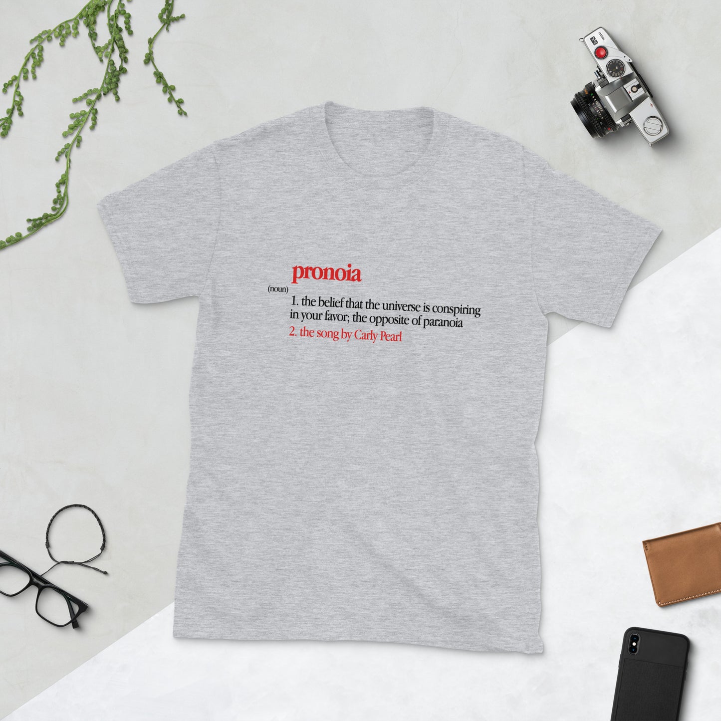 Short-Sleeve Unisex "Pronoia Definition" T-Shirt