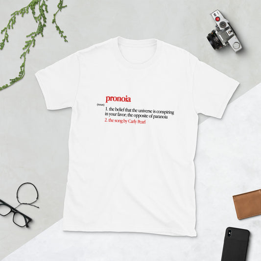 Short-Sleeve Unisex "Pronoia Definition" T-Shirt